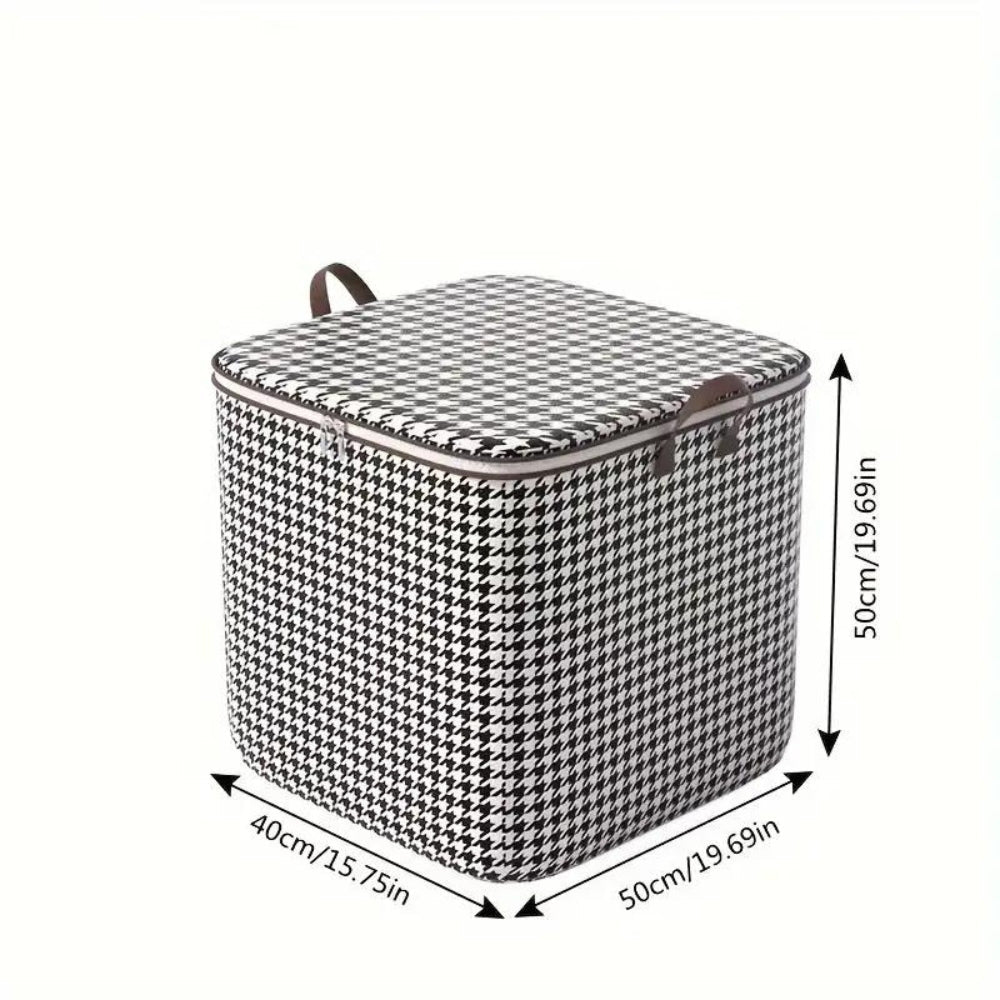 Haven opvouwbare houndstooth opbergdoos