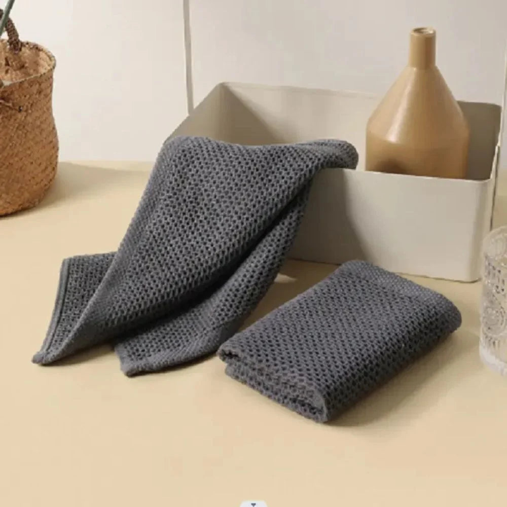 Katoenen honingraat keukendoek