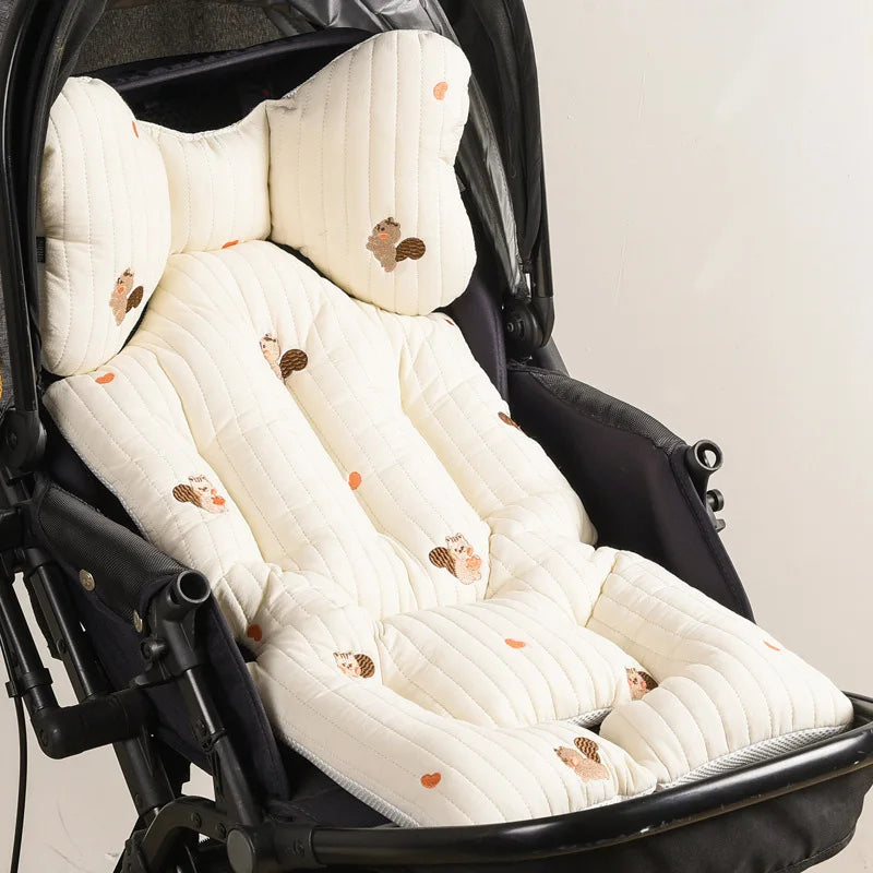 Mousseline Katoenen Kinderwagenkussen