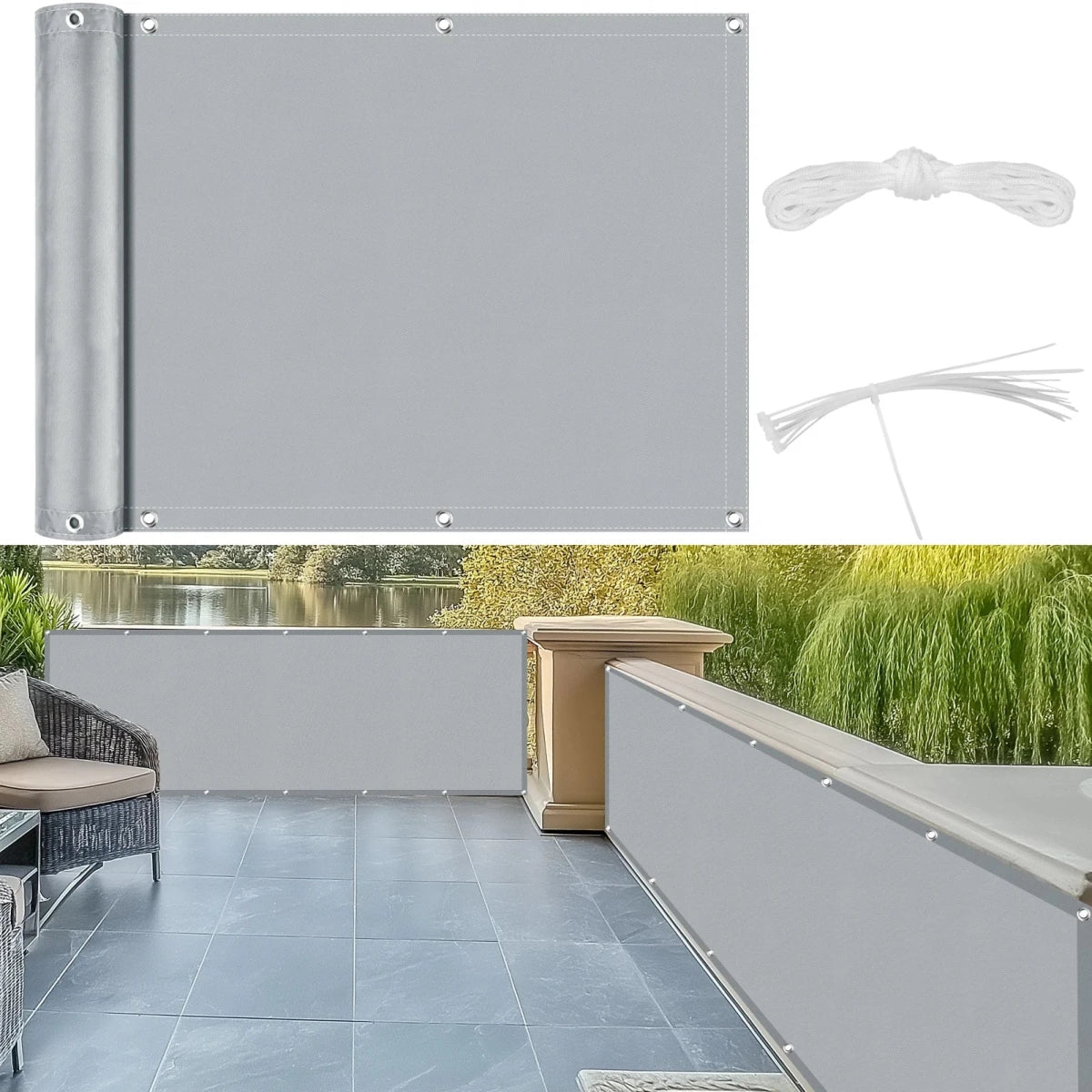 Privacy Screen privacyscherm voor balkon en terras