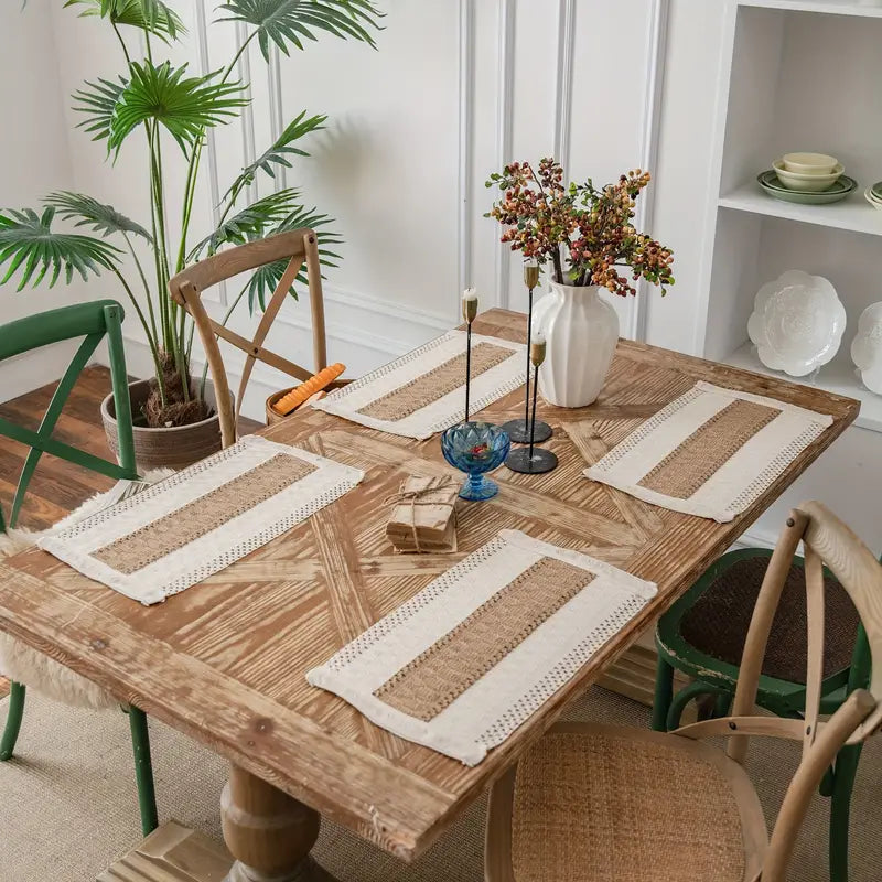 Kora geweven placemats set
