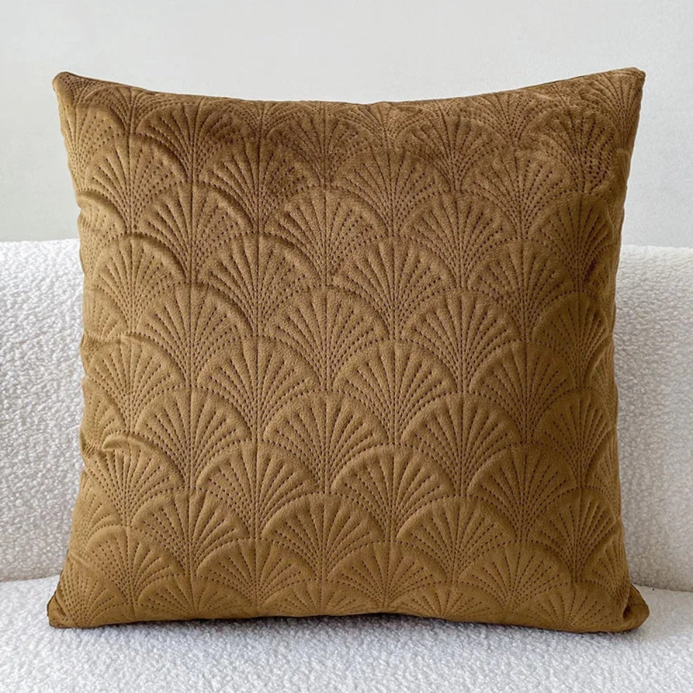 Fluwelen Kussenhoes met Schelpdesign