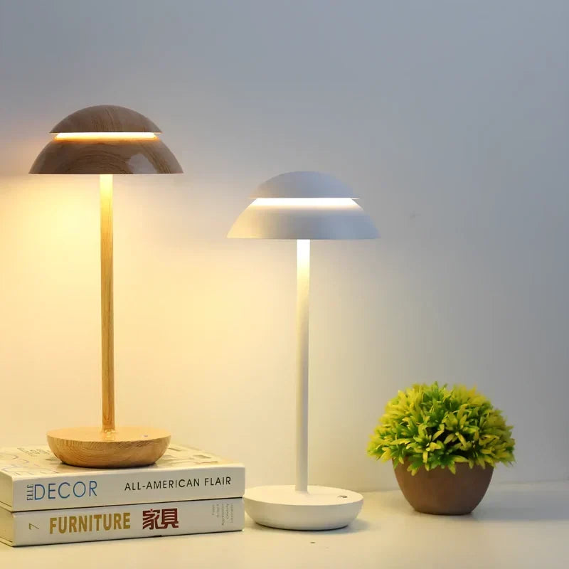 Draadloze dimbare aluminium tafellamp