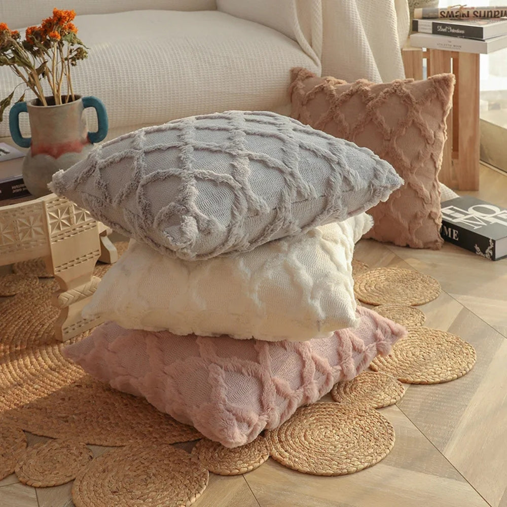 Fluweel Boho Geometrische Kussenhoes