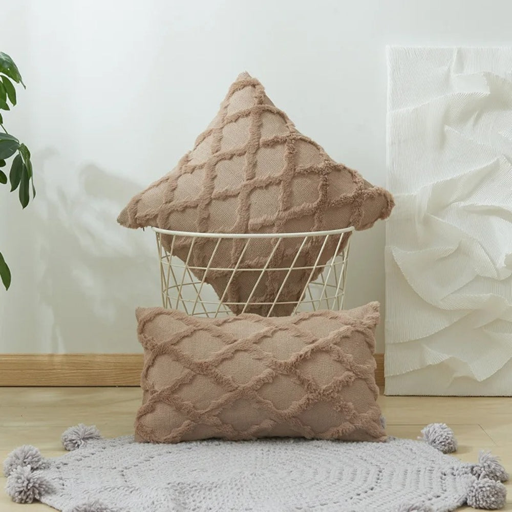 Fluweel Boho Geometrische Kussenhoes