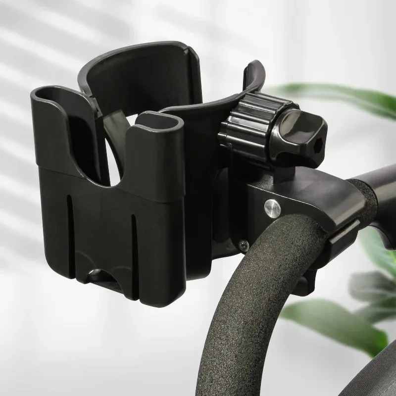 FeedMate 2-in-1 kinderwagen bekerhouder met telefoonvak