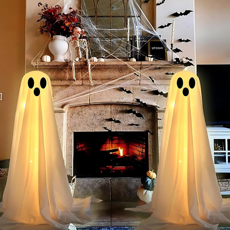 Lichtgevende spookdecoratie set