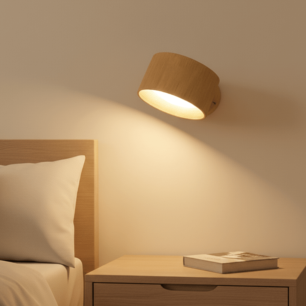 Draadloze oplaadbare LED wandlamp