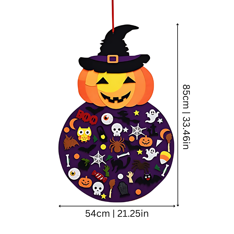 Halloween DIY Vilt Decoratieset
