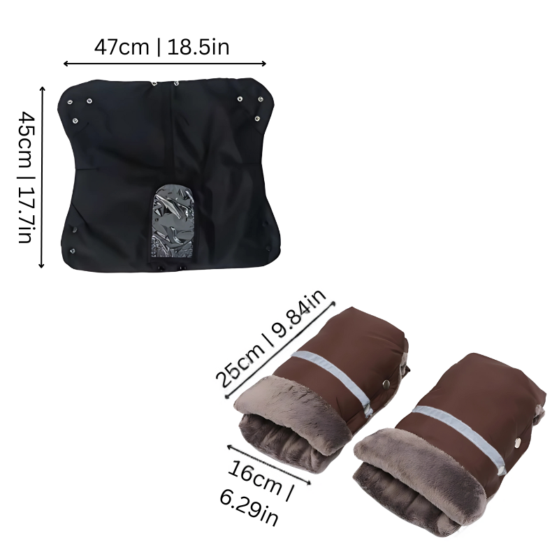 FrostSnug Luxe Kinderwagen Handwarmer