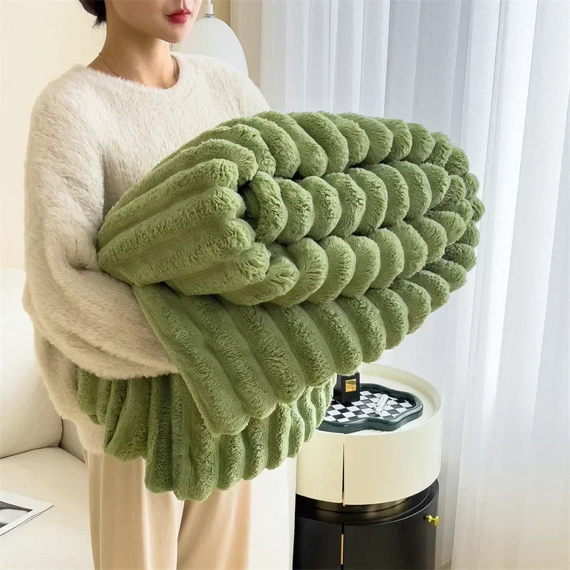 Sherpa Fleece Plaid Warme Winterdeken