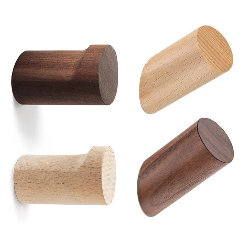 Mira Minimalistische Houten Wandhaak