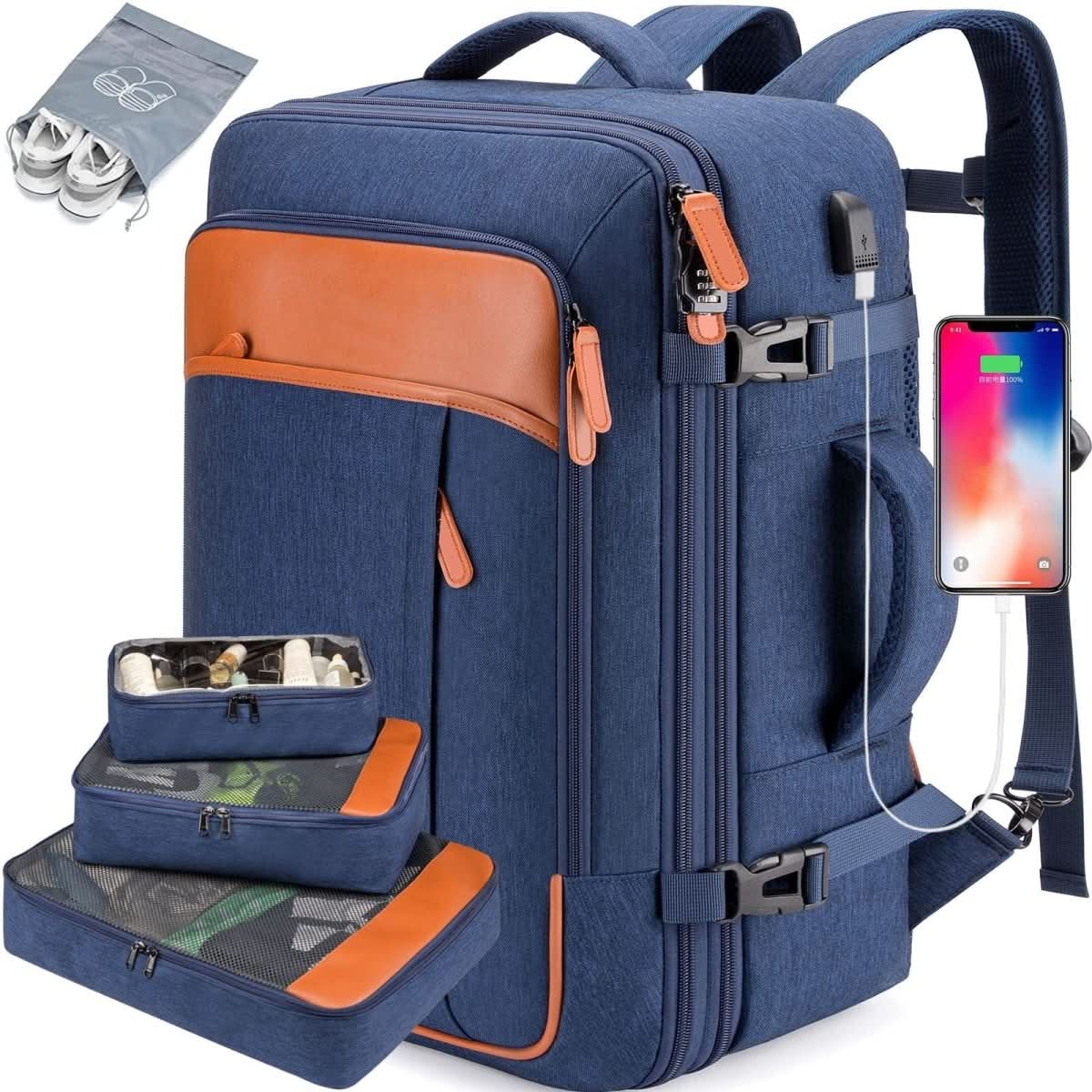 Cabin Rugzak Met Schoenenvak & USB-Poort