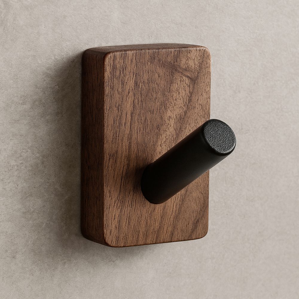 Nora houten wandorganizer met haken
