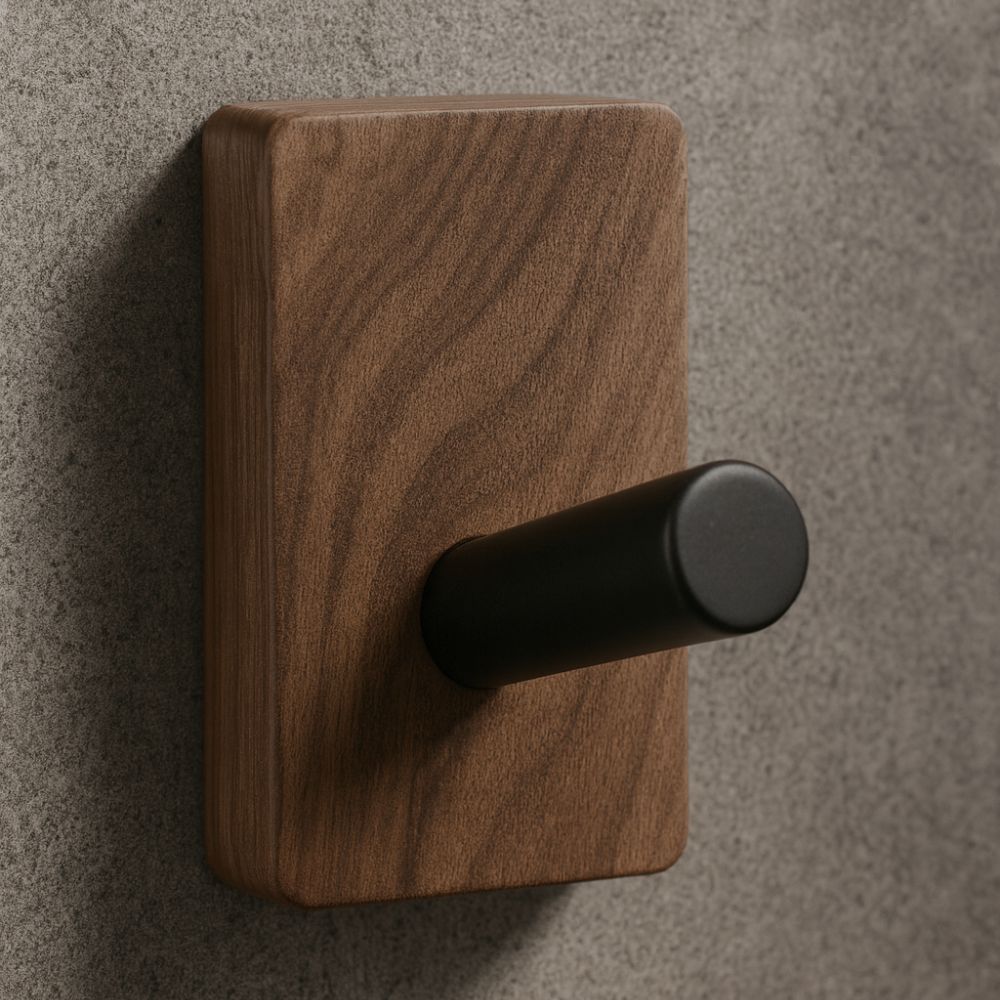 Nora houten wandorganizer met haken