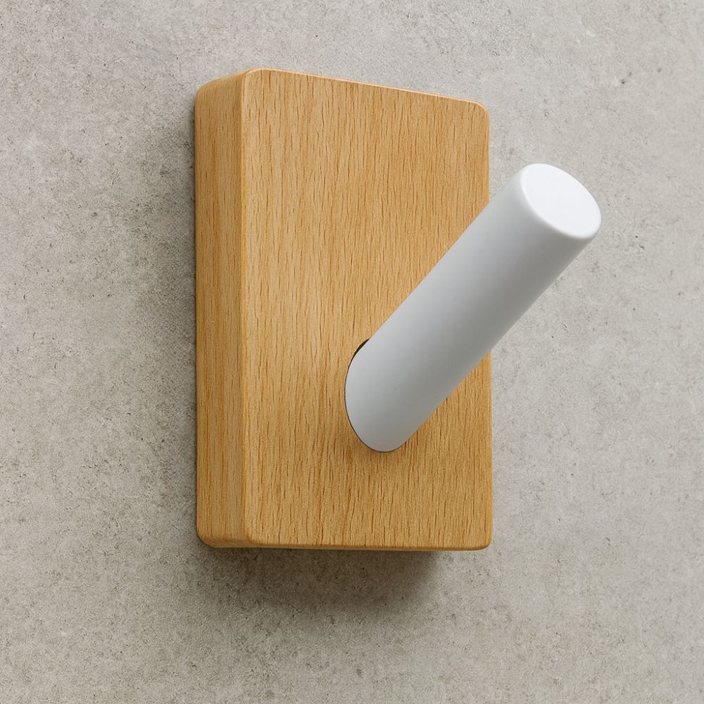 Nora houten wandorganizer met haken