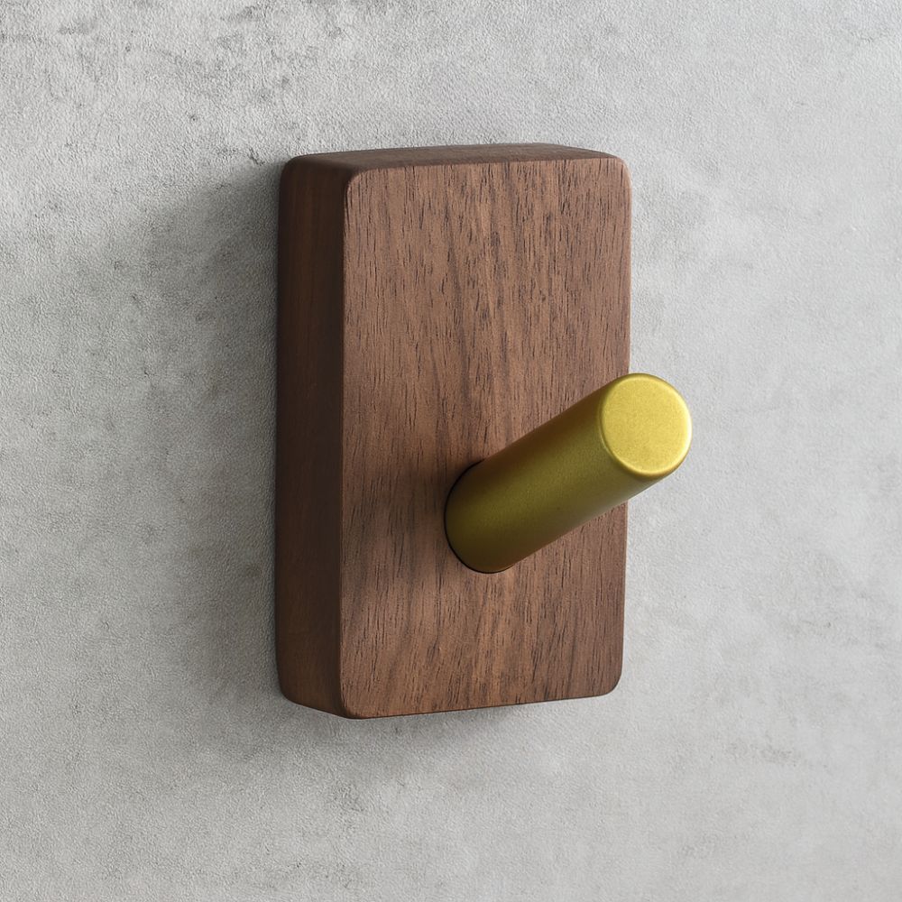 Nora houten wandorganizer met haken