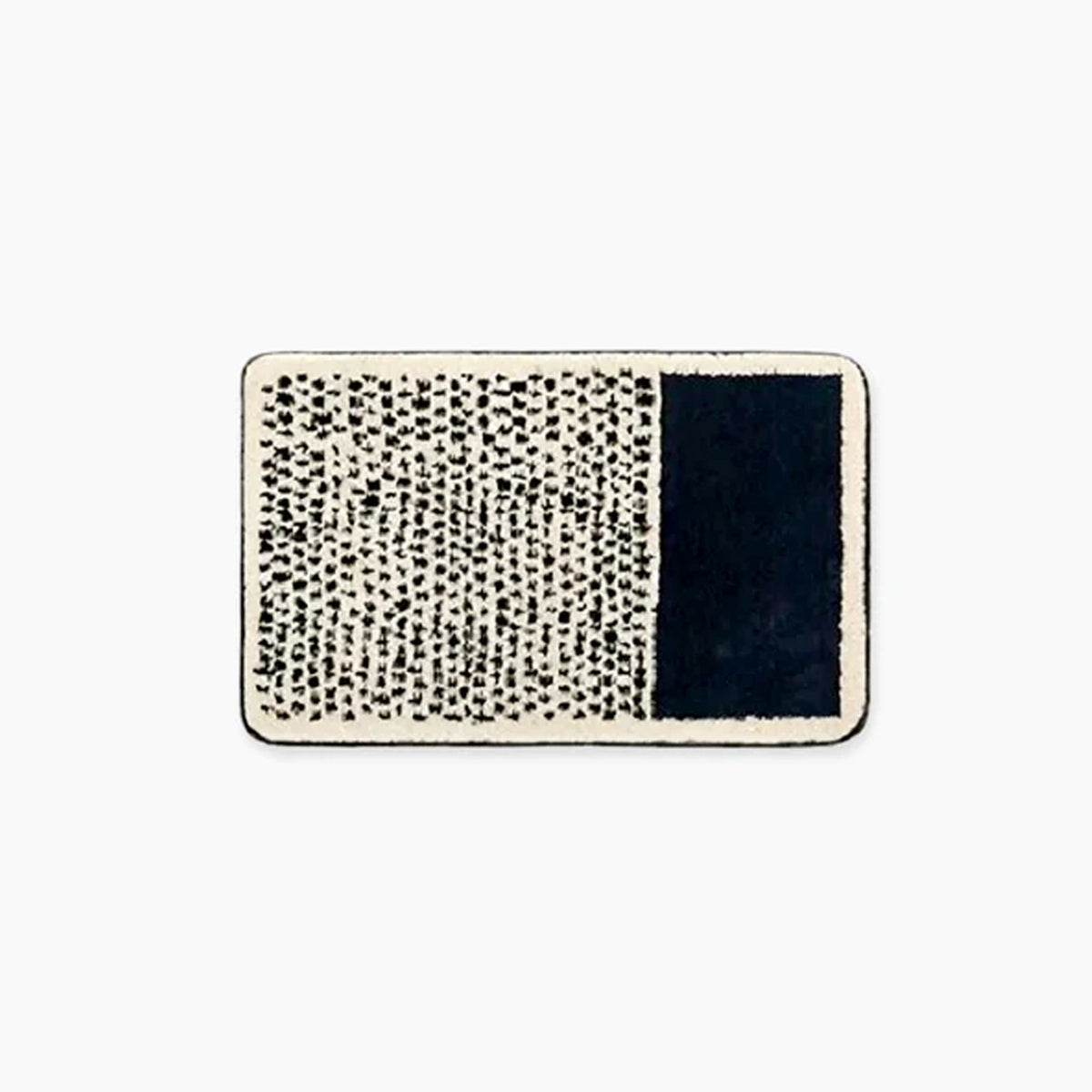 Luxe Handgemaakte Badmat met Abstract Design