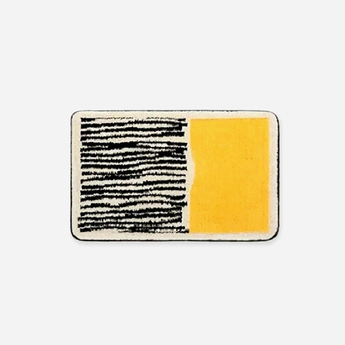 Luxe Handgemaakte Badmat met Abstract Design