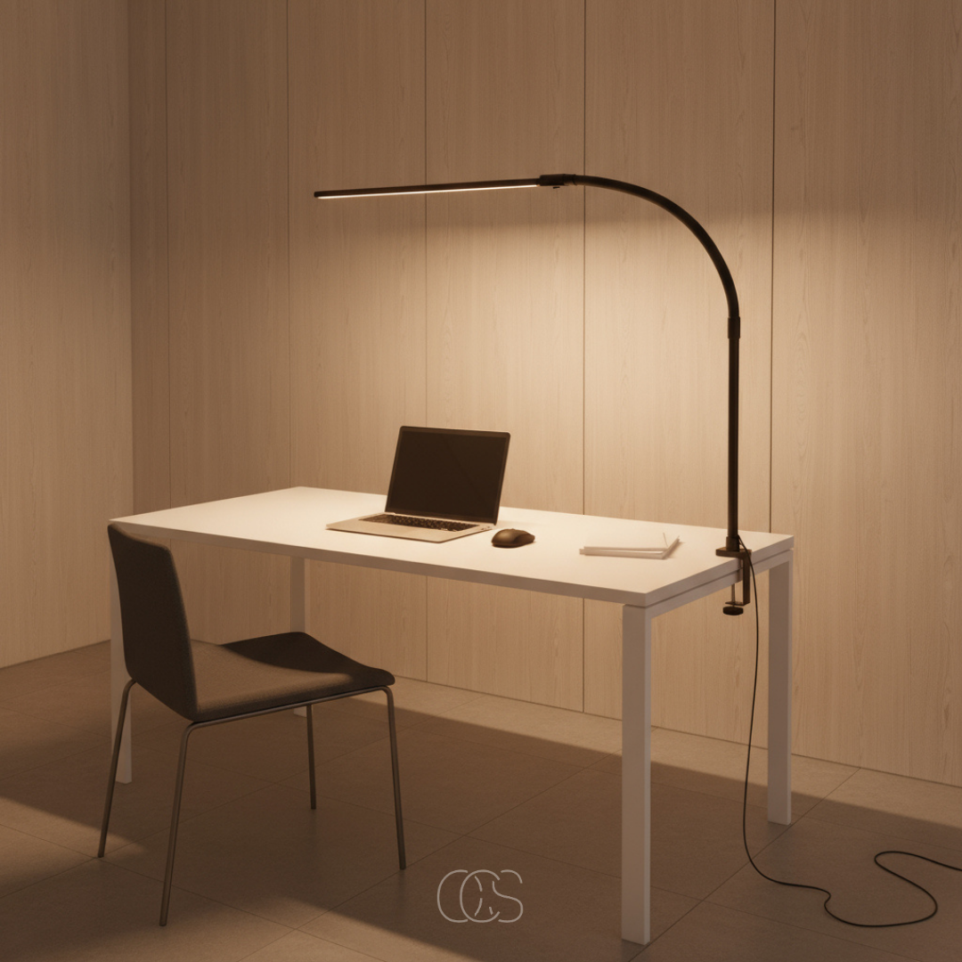 Dimbare LED Bureaulamp met Tafelklem
