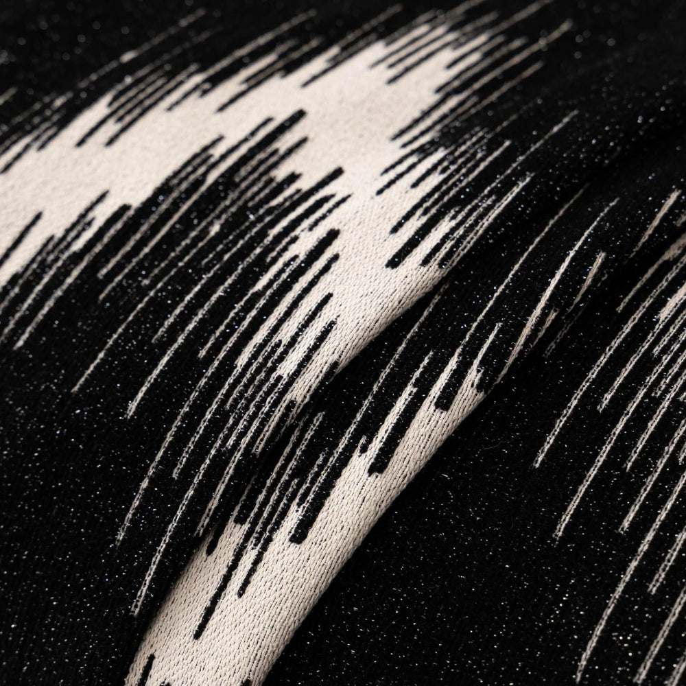 Streak getextureerde chenille bankhoes