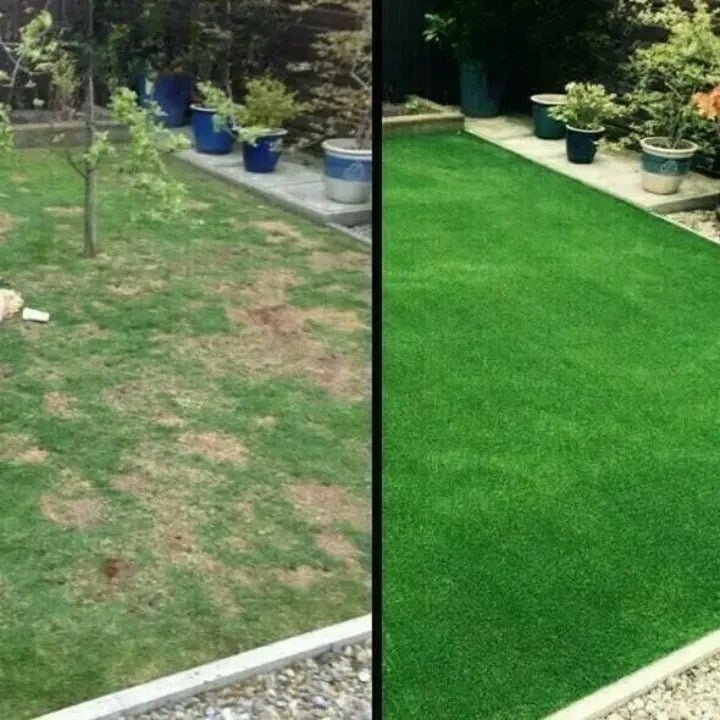Grasmatten 2-delige set voor gazon