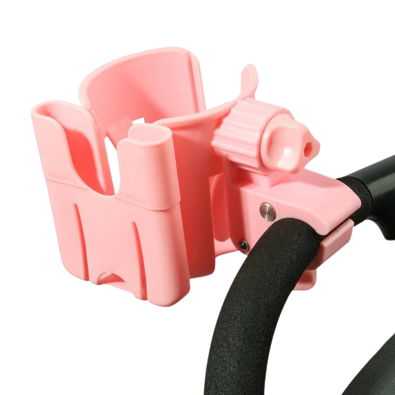 FeedMate 2-in-1 kinderwagen bekerhouder met telefoonvak