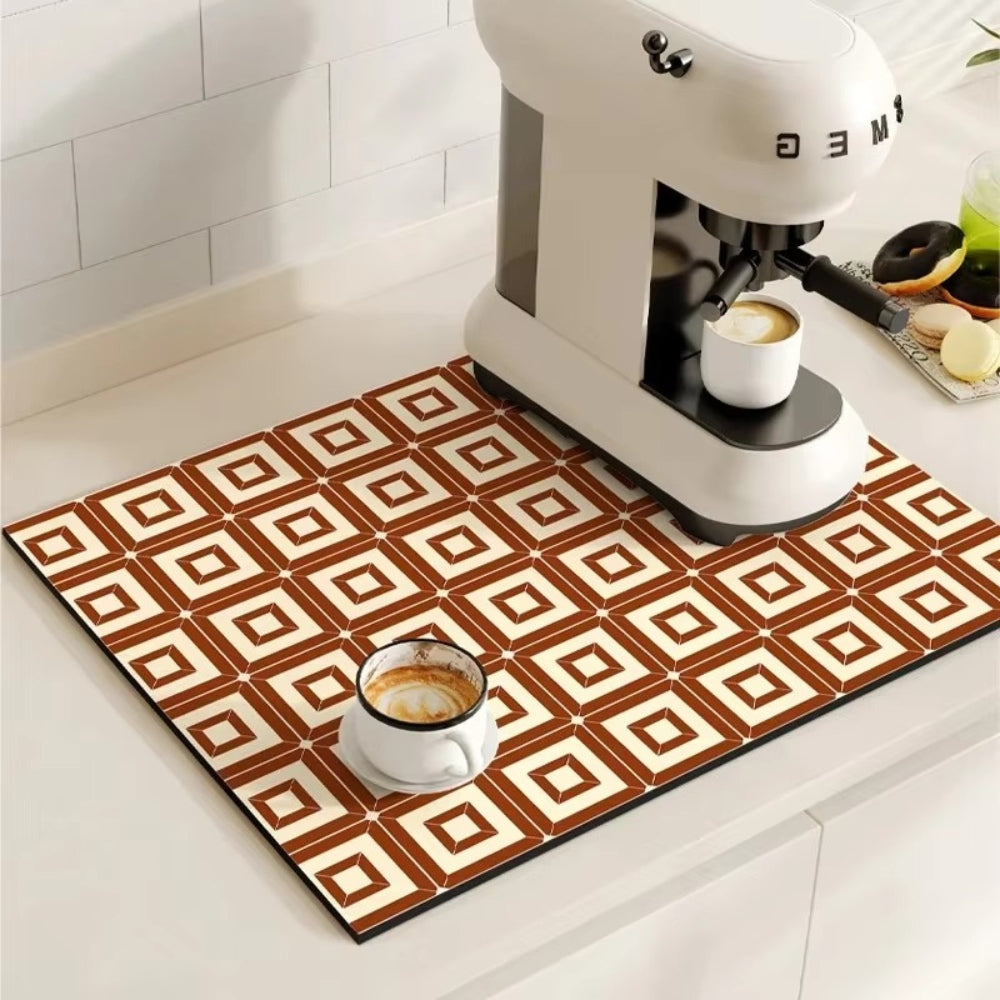 Sneldrogende koffie droogmat