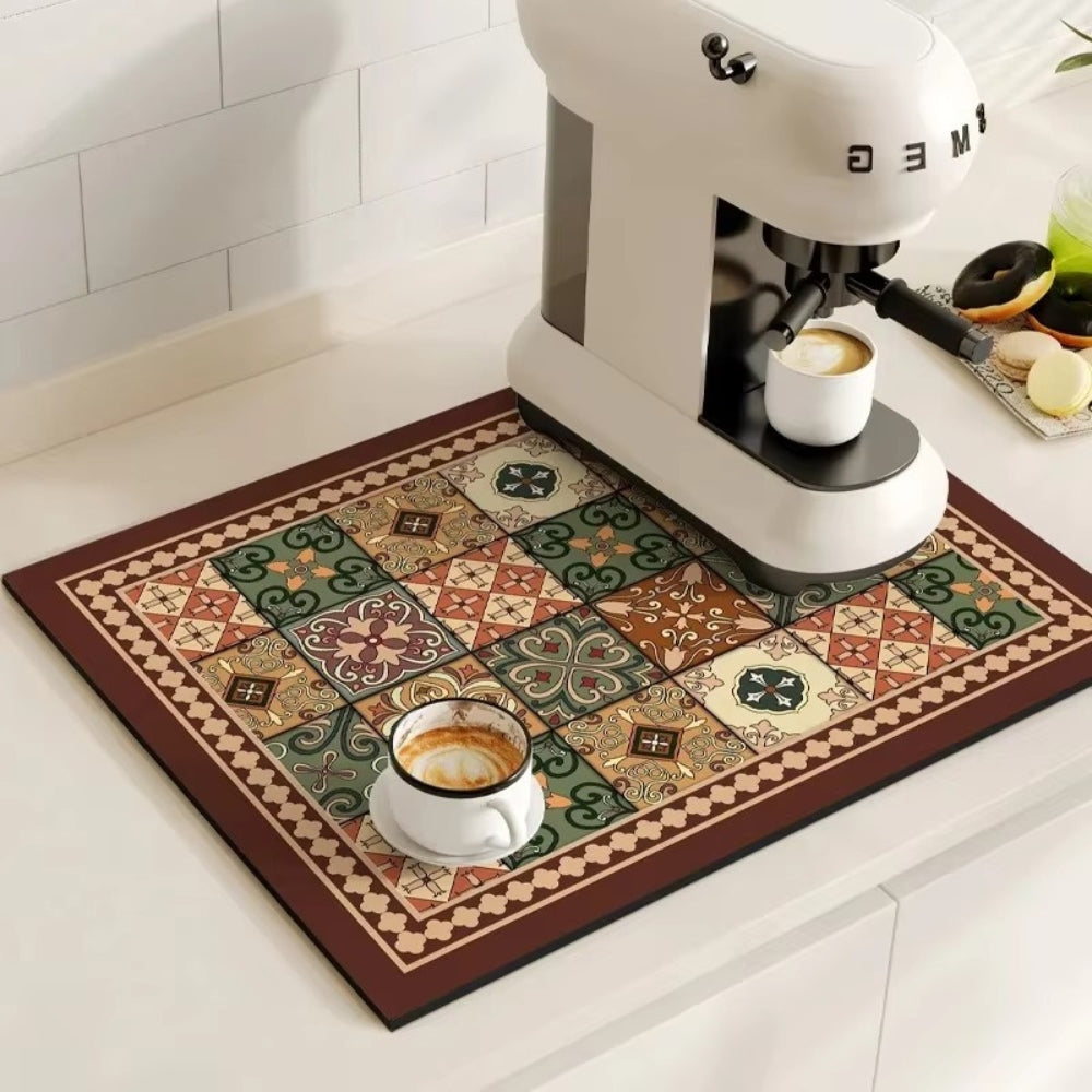 Sneldrogende koffie droogmat