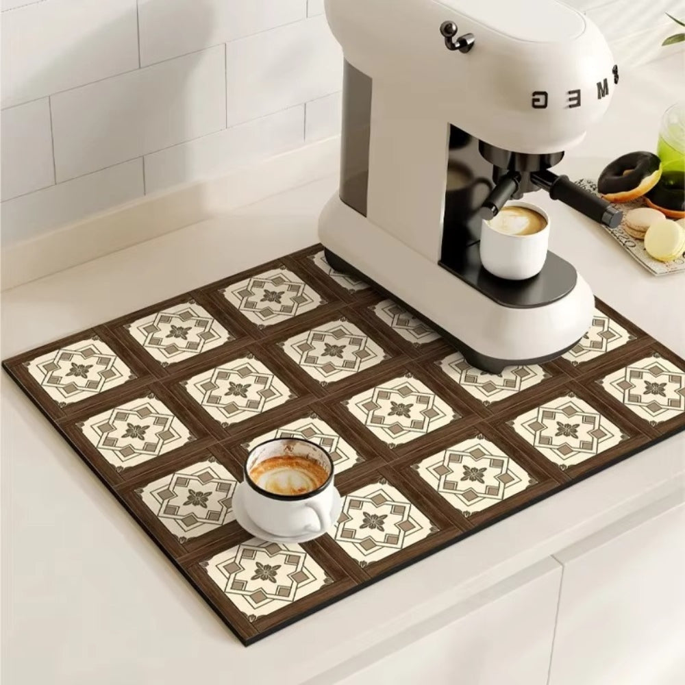 Sneldrogende koffie droogmat
