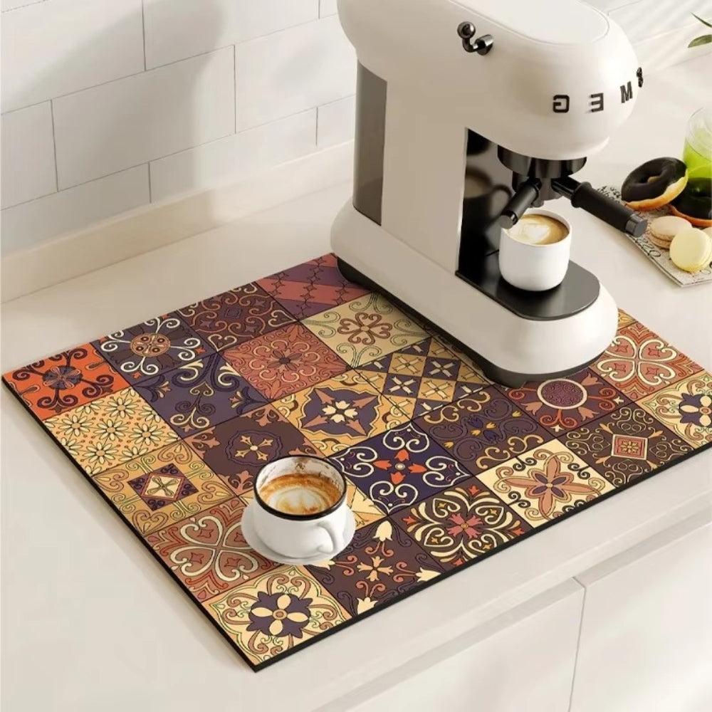 Sneldrogende koffie droogmat