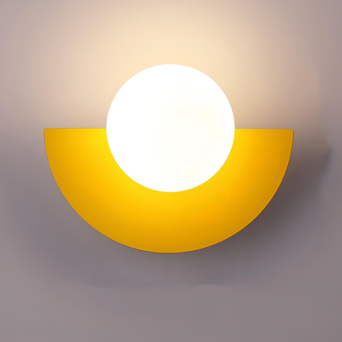 Halfronde Scandinavische LED Wandlamp