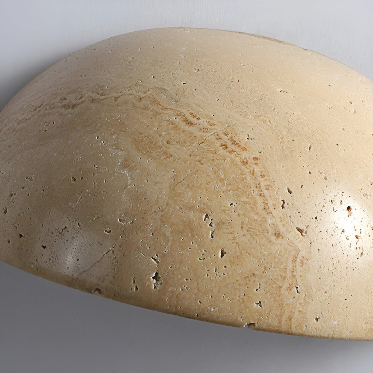 Halfronde LED Wandlamp Wabi-Sabi