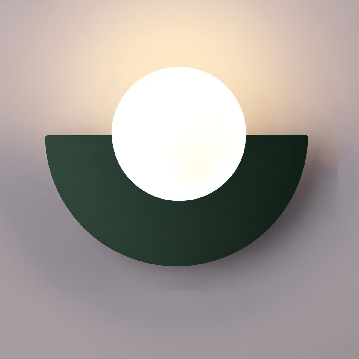 Halfronde Scandinavische LED Wandlamp