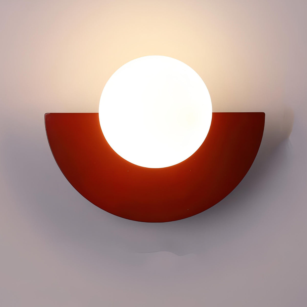 Halfronde Scandinavische LED Wandlamp