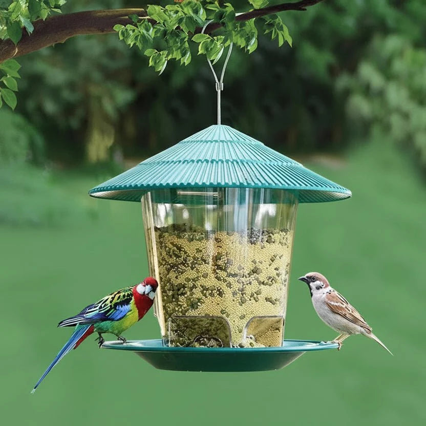 Automatische Vogelvoederbak met Voetactivatie