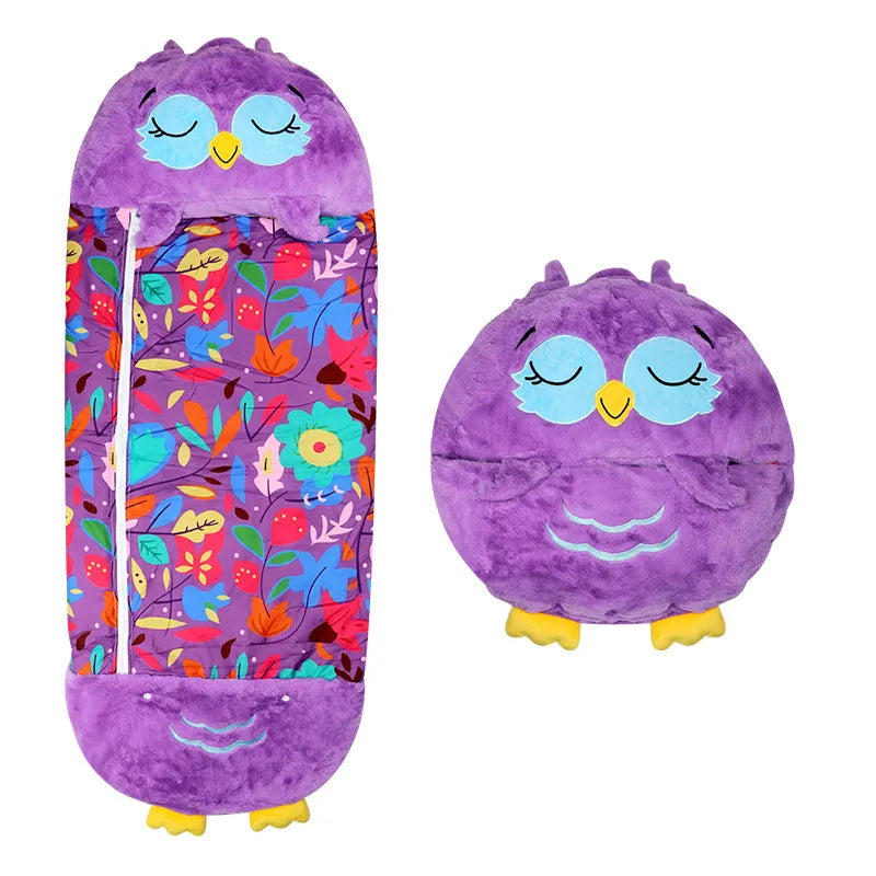 2-in-1 Slaapzak & Knuffeldier