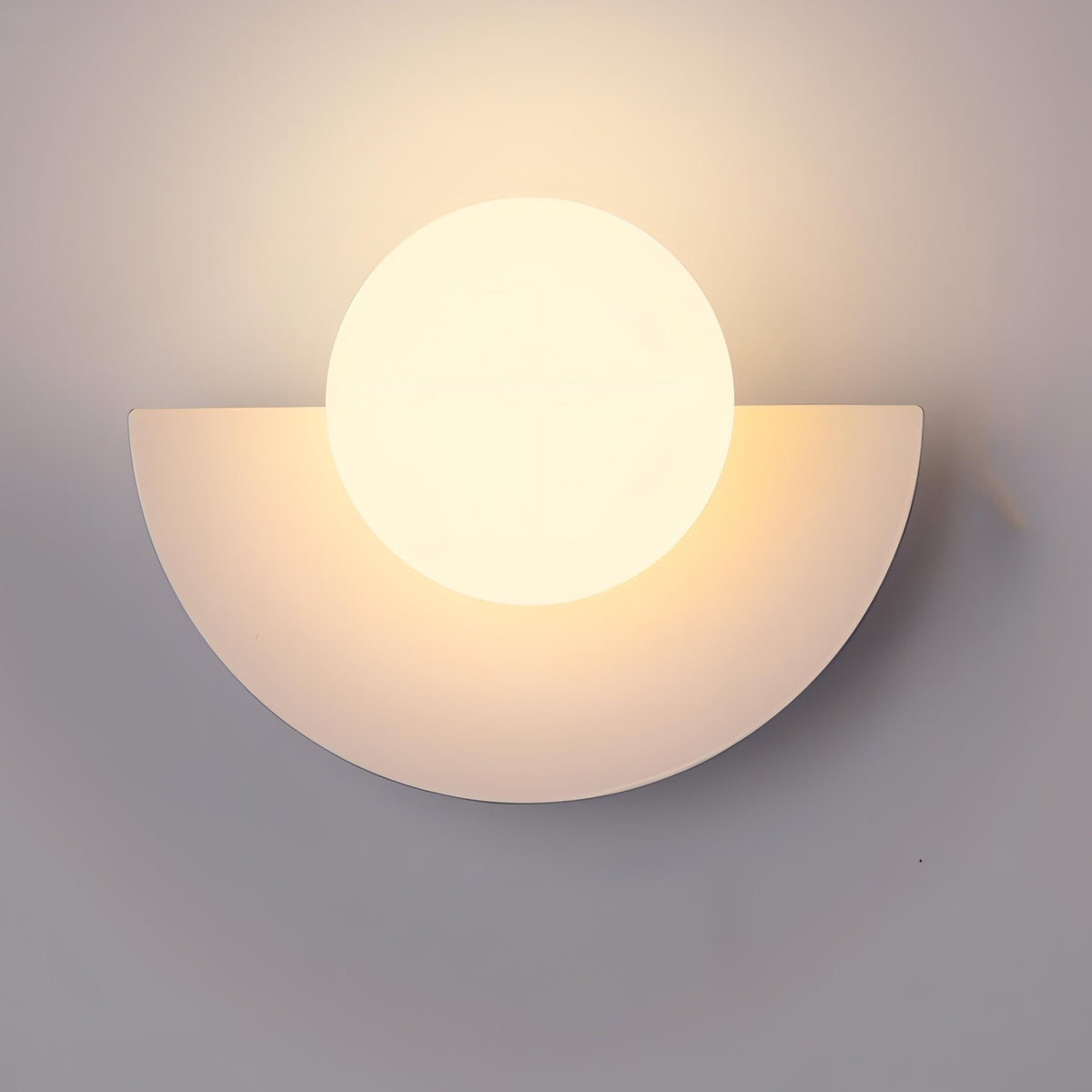 Halfronde Scandinavische LED Wandlamp