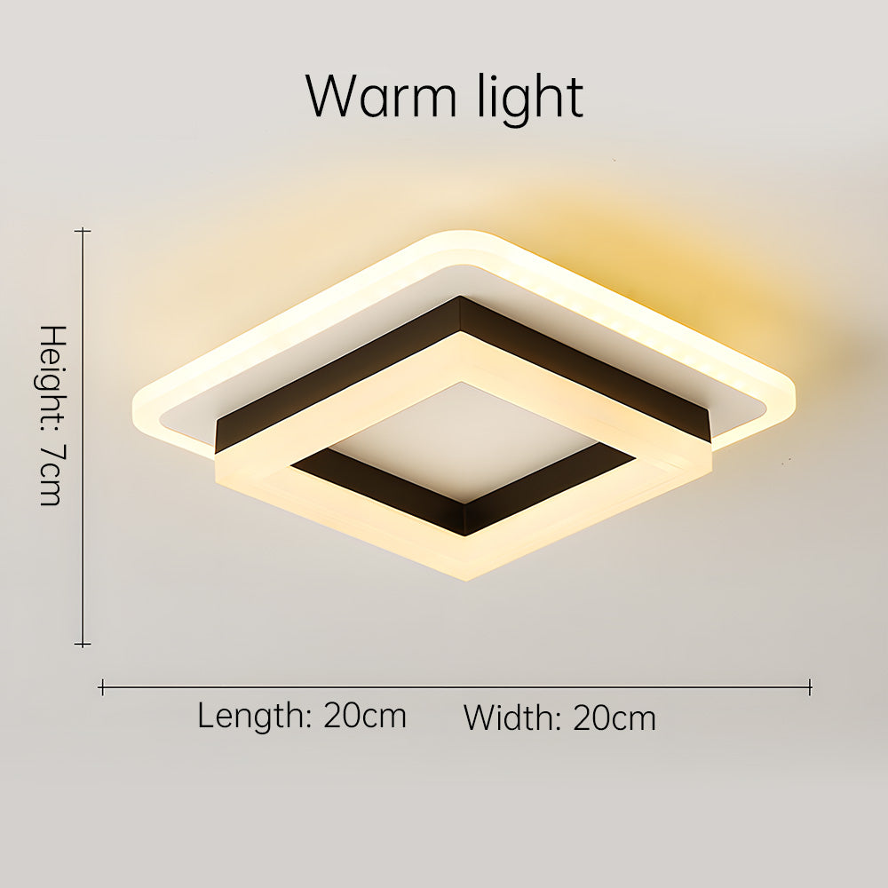Vierkante LED Plafondlamp