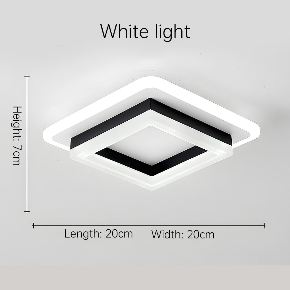 Vierkante LED Plafondlamp