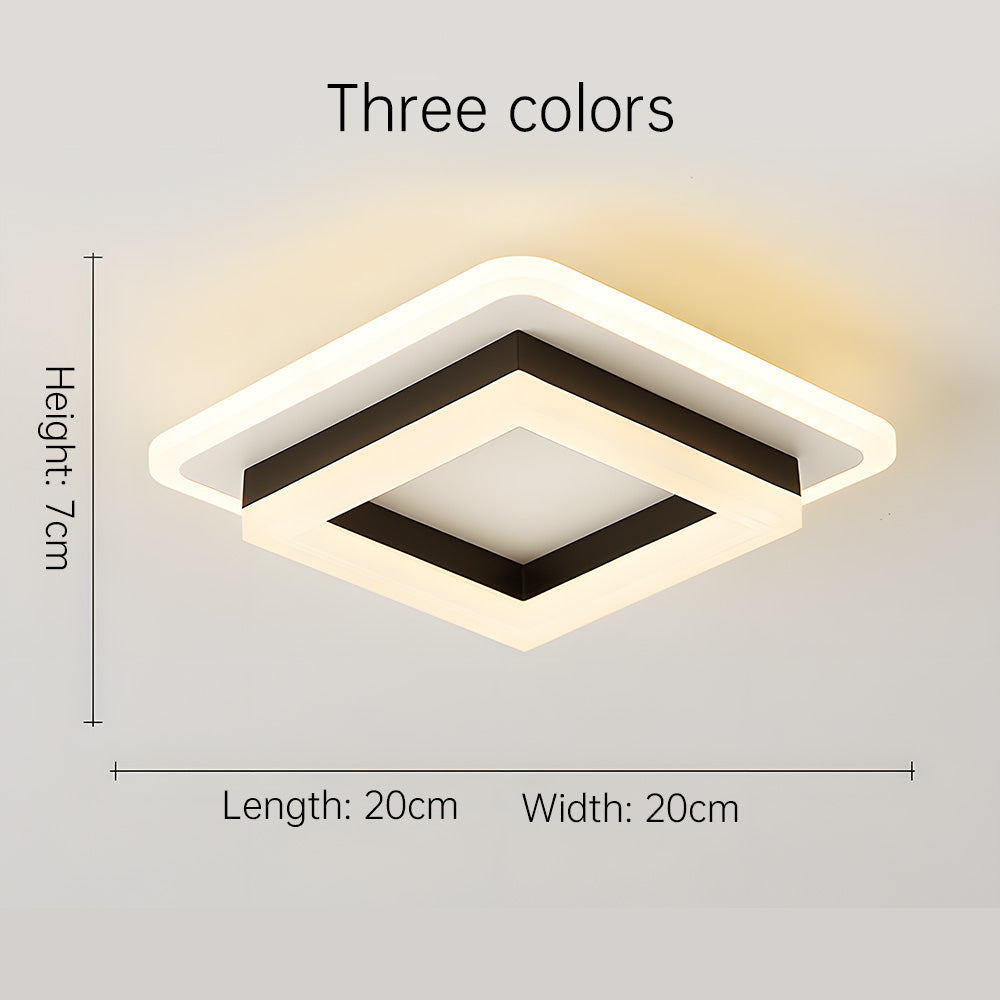 Vierkante LED Plafondlamp