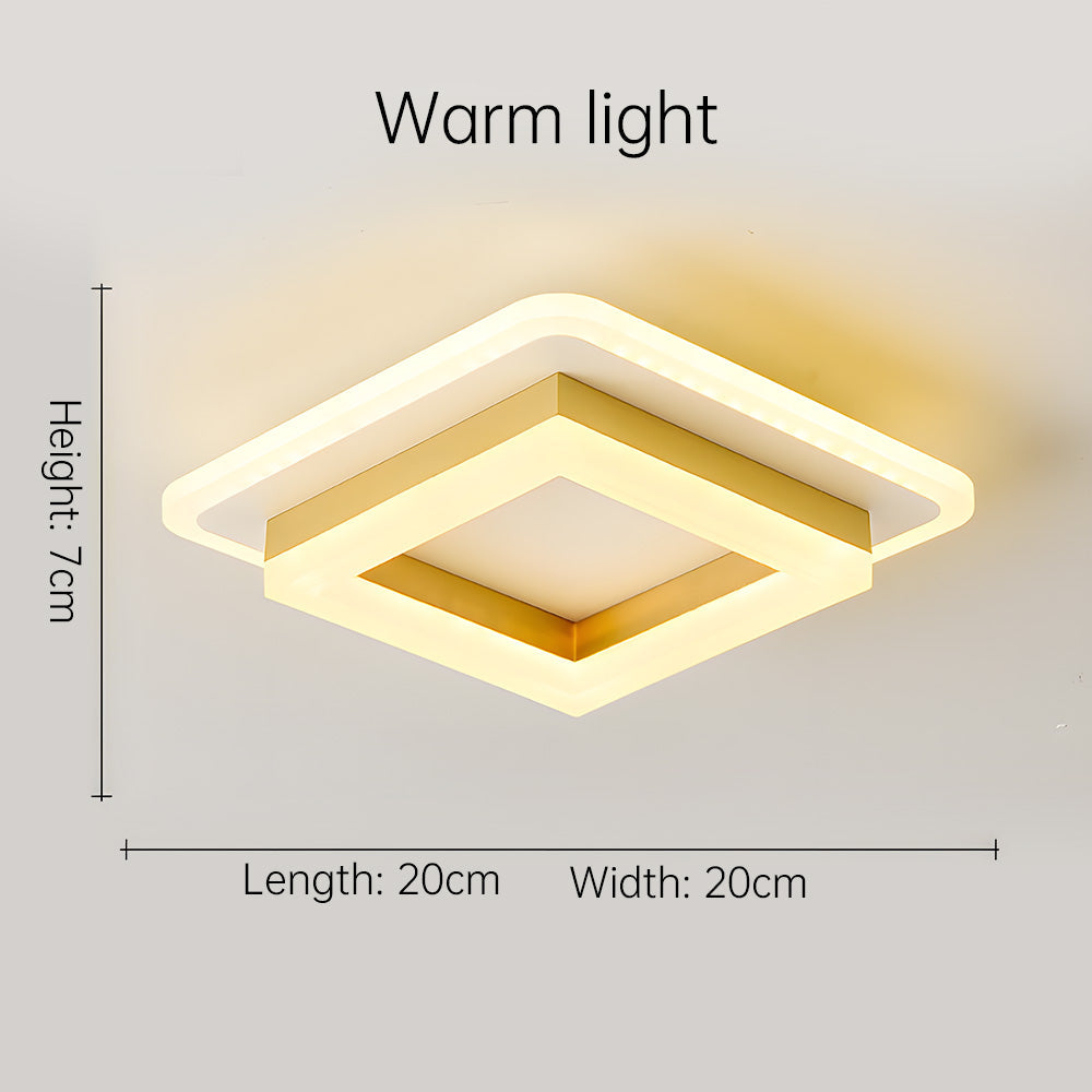 Vierkante LED Plafondlamp