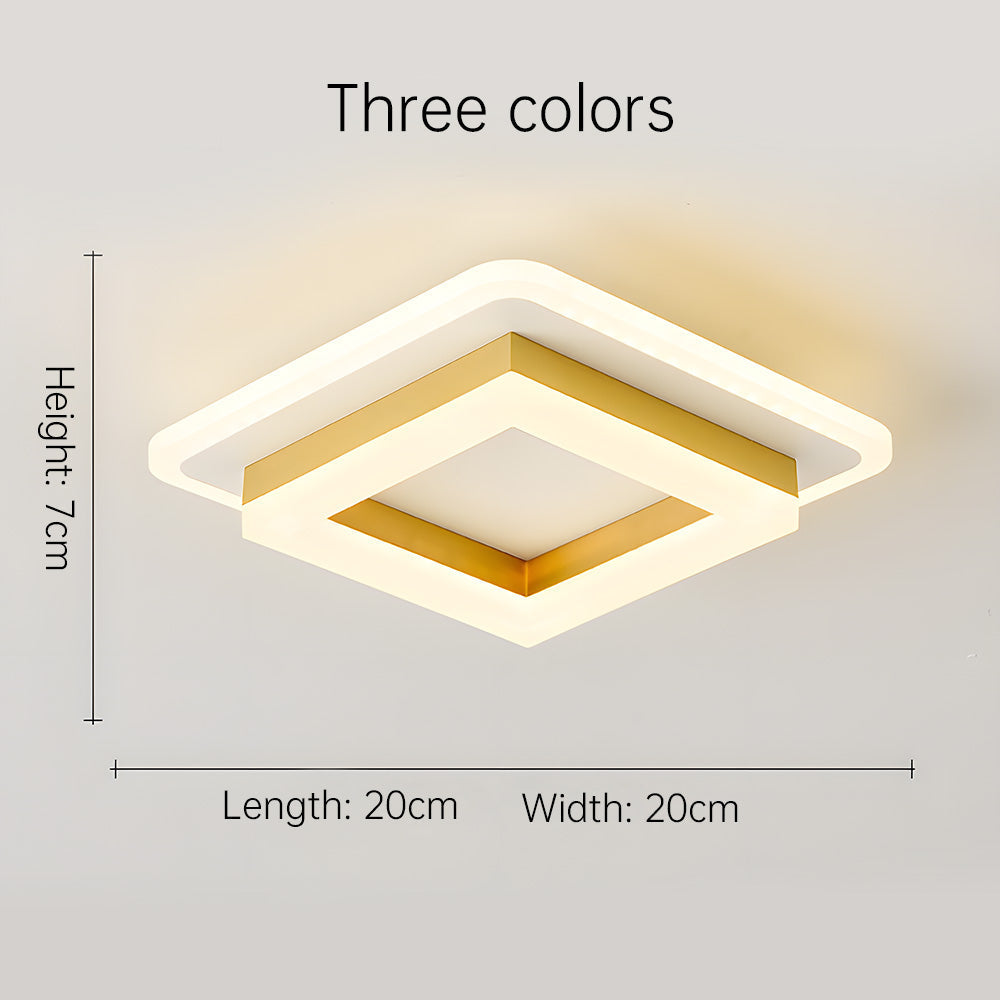 Vierkante LED Plafondlamp