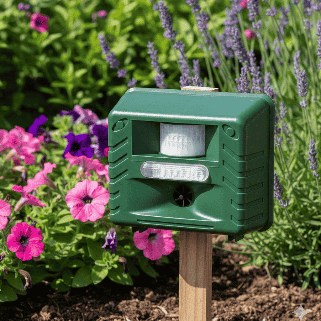 Ultrasone vogelverjager voor tuin en balkon