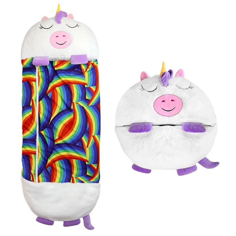 2-in-1 Slaapzak & Knuffeldier