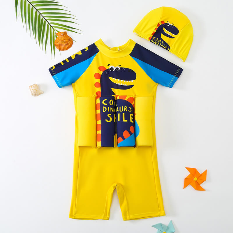 Drijfpak Kind Zwemkleding Met Drijvers