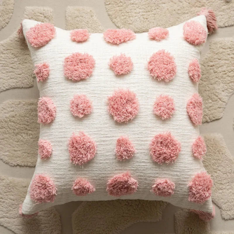 Sienna Geometrische Tufted Kussenhoes