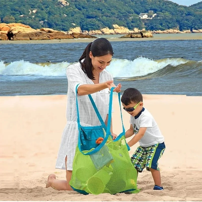 Draagbare Mesh Strandtas voor Kinderen