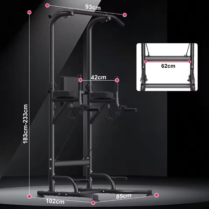 Multifunctionele Power Tower Dip Station
