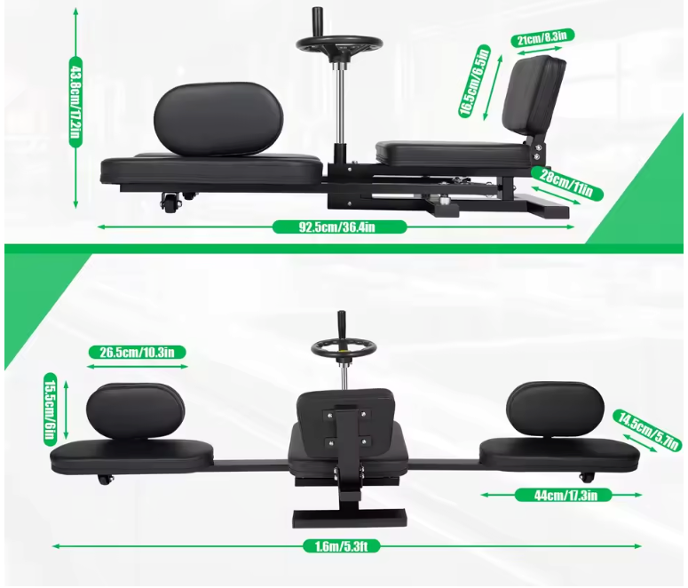 Beenspreider stretchmachine